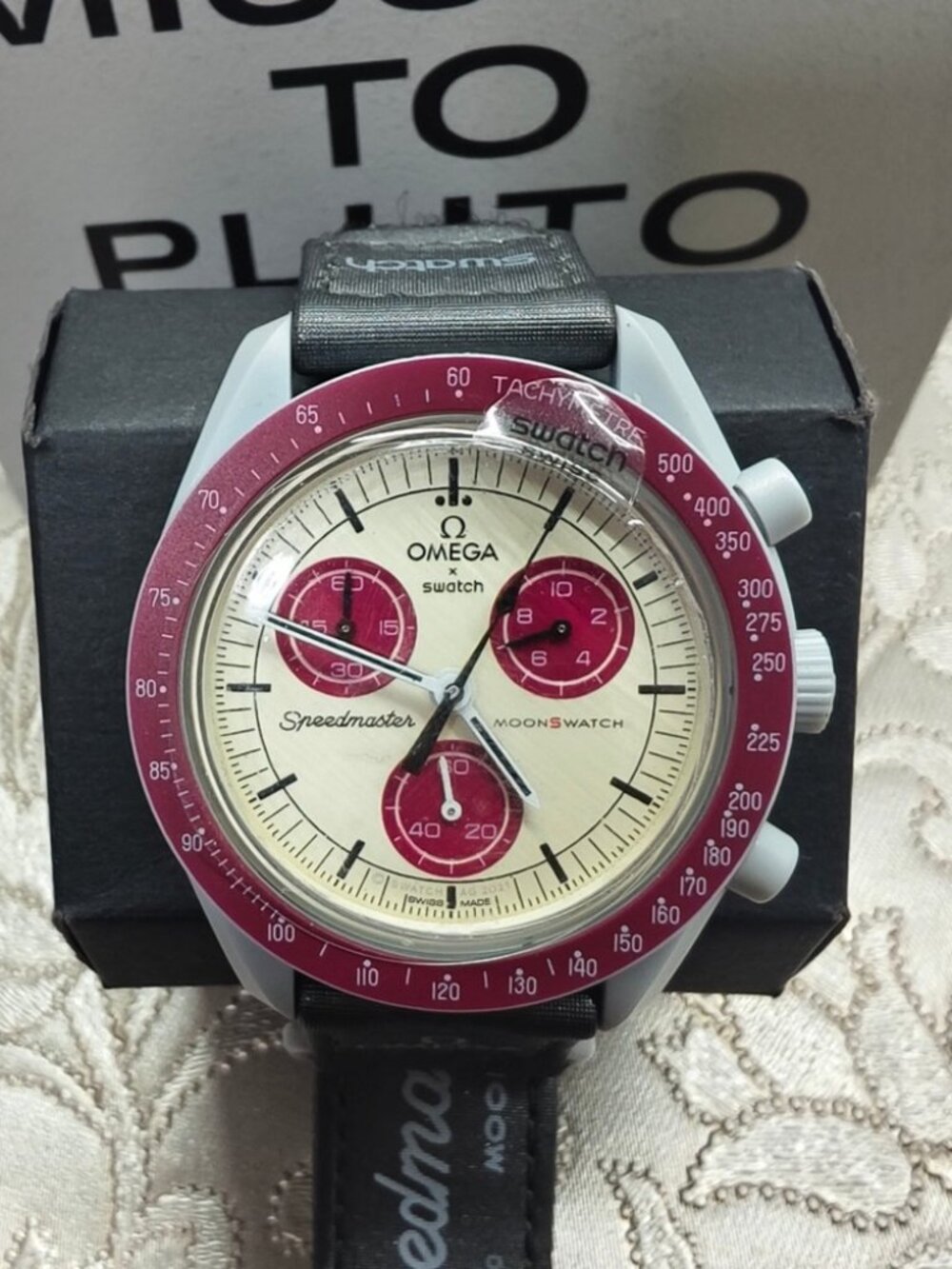 🌸Swatch x Omega MoonSwatch Mission to Pluto Watch